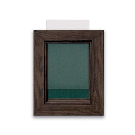 Outdoor Enclosed Combo Board,48x36,White Frame/Burgundy & Surf